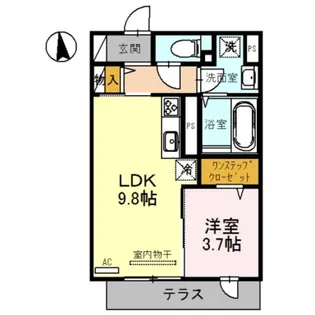 サニーコート【1階】の間取り