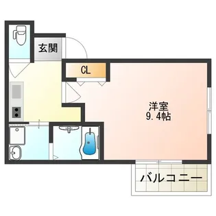 フジパレス平野南Ⅱ番館【1階】の間取り