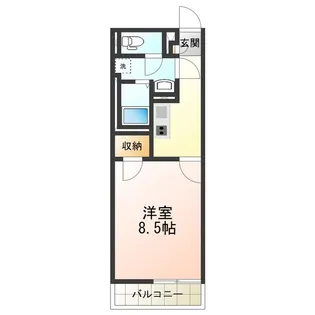 クレイノ長居公園Ⅱ【3階】の間取り