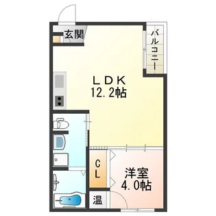 Fmaison住吉公園南【1階】の間取り
