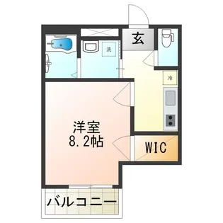 フジパレス山之内Ⅴ番館【2階】の間取り