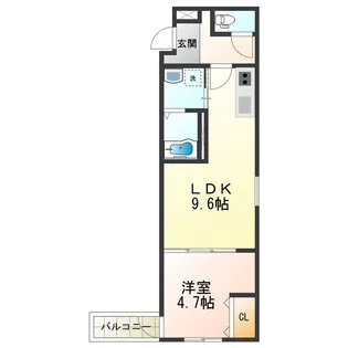 フジパレス新北島Ⅱ番館【1階】の間取り