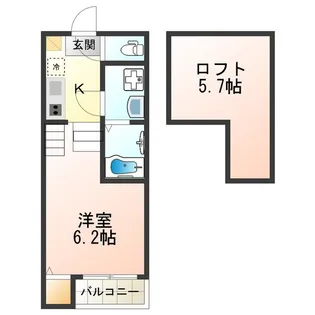 ハーモニーテラス清水丘【1階】の間取り