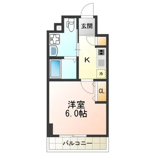 Live Casa 田辺【1階】の間取り