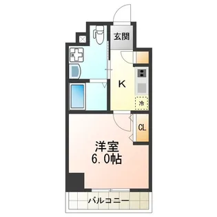 Live Casa 田辺【4階】の間取り
