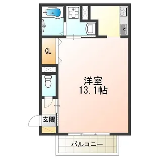 ルナ・ハイツ【1階】の間取り