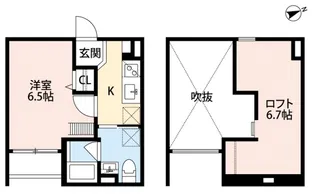 4°C林寺【0101号室】の間取り