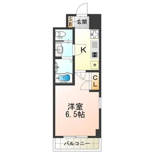 オズレジデンス今里SOUTH【4階】の間取り