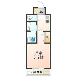 RaysProduct西住之江adamU【3階】の間取り