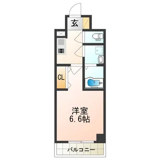 RaysProduct西住之江adamU【601号室】の間取り