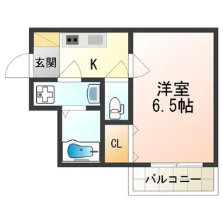 RaysProduct西住之江adamU【7階】の間取り