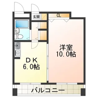 レバンガ長居公園AP【12階】の間取り