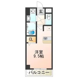 ジュネスO.C.U【3階】の間取り