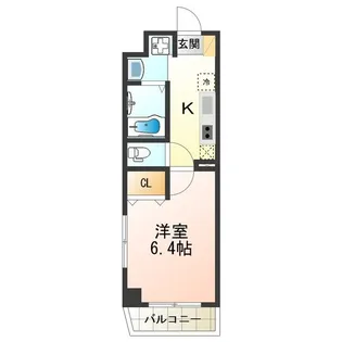 みおつくし粉浜【4階】の間取り