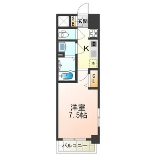 レシオス天王寺【906号室】の間取り