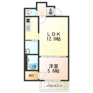 チェリーブロッサムⅢ番館【2階】の間取り