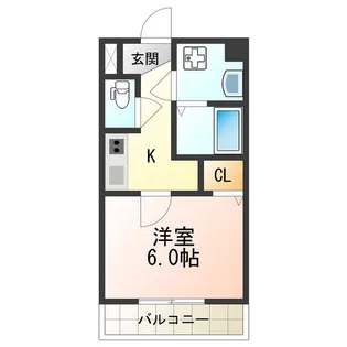 グランパシフィック清水丘【501号室】の間取り
