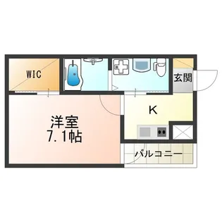 ブライト東住吉【2階】の間取り