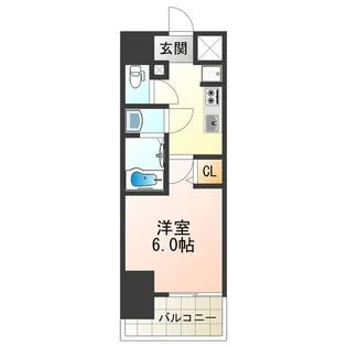 グランパシフィック長橋【9階】の間取り