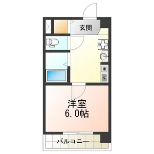 ミシェール住之江【4階】の間取り