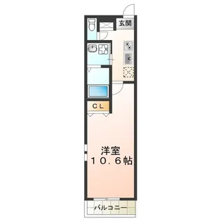 フジパレス住吉沢之町Ⅱ番館【0201号室】の間取り