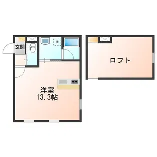 セリーナ田辺【102号室】の間取り