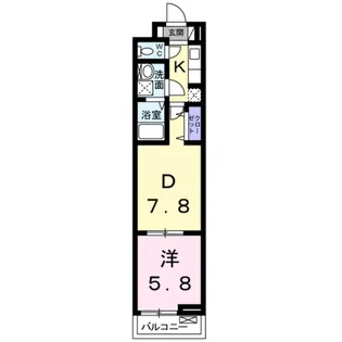 エスタリオコート【302号室】の間取り
