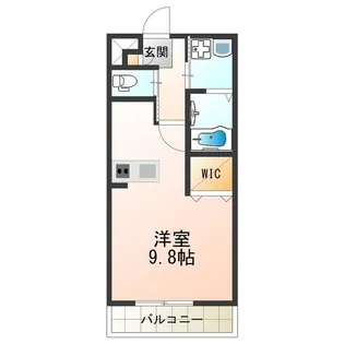 ジーメゾン墨江【0104号室】の間取り