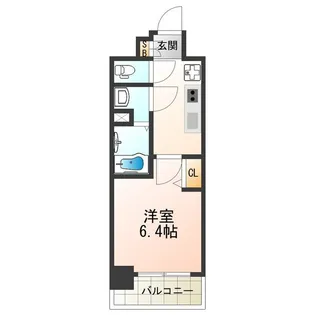 ララプレイス天王寺ルフレ【703号室】の間取り