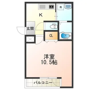 フジパレス住ノ江駅南Ⅴ番館【2階】の間取り