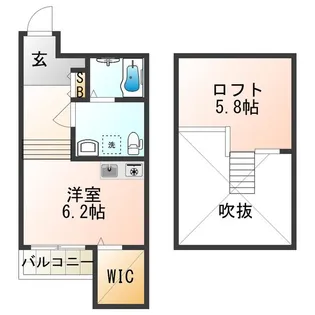 JOYFUL・HOUSE今川【2階】の間取り