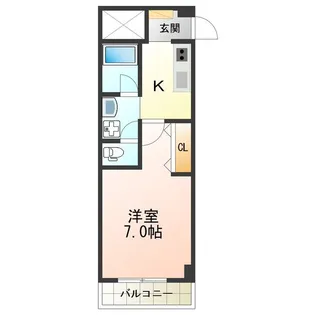 エイチツーオーサンクチュアリ【2階】の間取り