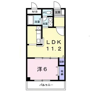 アウローラ【5階】の間取り