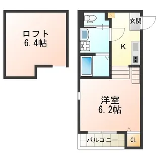 ハーモニーテラス清水丘Ⅱ【1階】の間取り