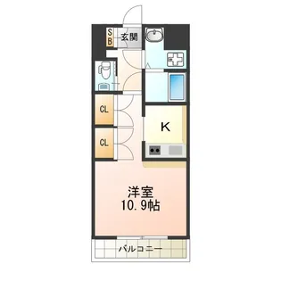 ARCO ROSA【4階】の間取り