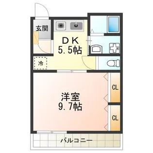 サンライトあべのⅤ【3階】の間取り