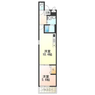 フジパレス西今川イースト【2階】の間取り