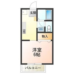 サングリーン住之江【1階】の間取り