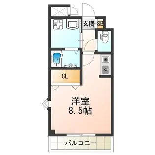 ドミールアプリコット【3階】の間取り