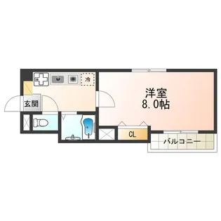 メゾンメテオール【2階】の間取り