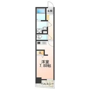 グランパシフィック玉出【3階】の間取り