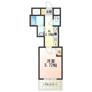 グランパシフィック玉出【0405号室】の間取り