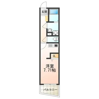グランパシフィック玉出【0902号室】の間取り