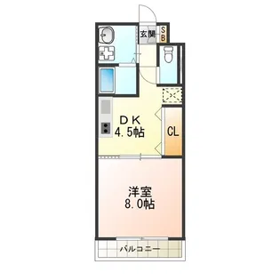 ロネスタ長居西【1階】の間取り