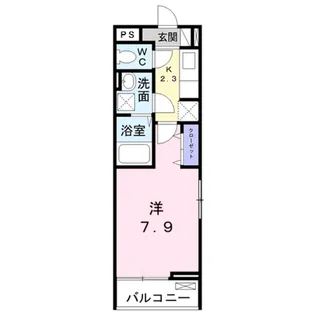 ホッパス【0301号室】の間取り