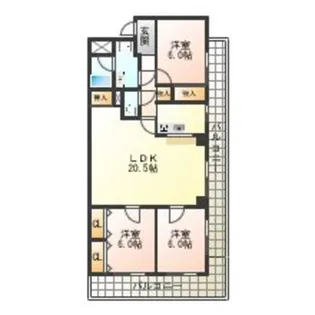 オリオノハイムⅡ【2階】の間取り