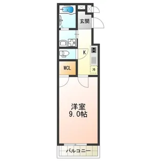 フジパレス長吉川辺ノース【3階】の間取り