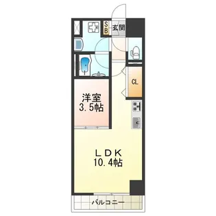 Kgソフィアアベノ播磨町【8階】の間取り