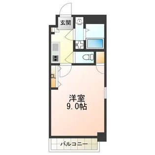 プレミエール西田辺【2階】の間取り