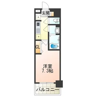 Luxe今里Ⅱ【9階】の間取り